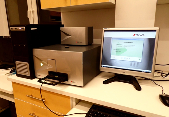 Microplate Reader (Tecan Infinite F200) for absorbance, luminescence and fluorescence detection